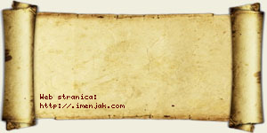 Isidora Radovanović vizit kartica